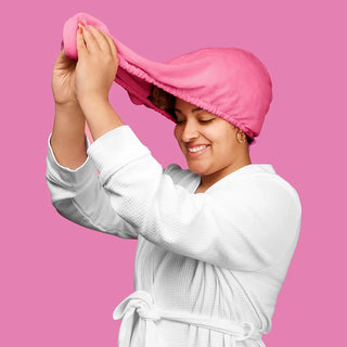 Microfibre Hair Towel - The Hot Pink One